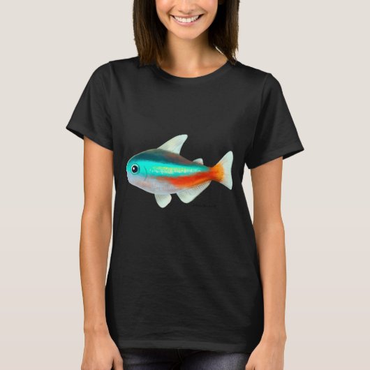 Fischfang-Mama T-Shirt (Vorderseite)