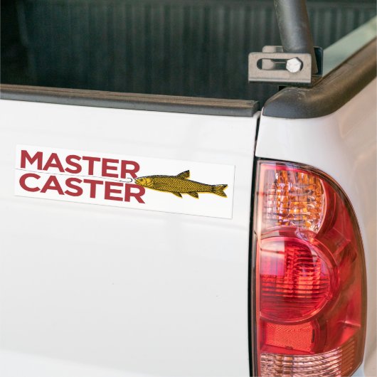 Fischfang mit Master Caster Autoaufkleber (Auf Lkw)