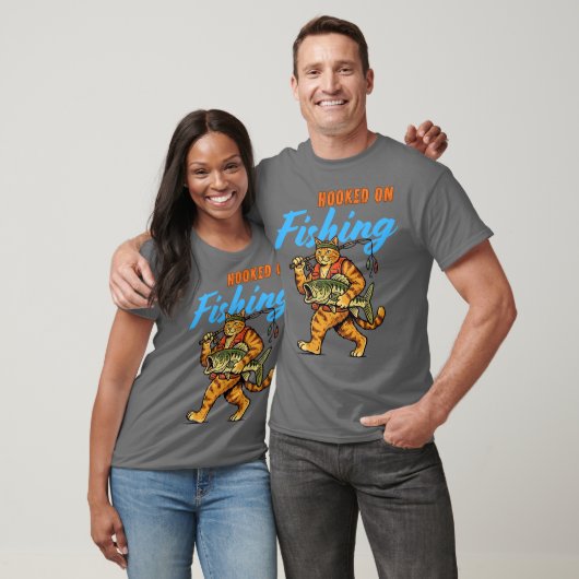 Fischfang mit meiner Katze T-Shirt (Unisex)