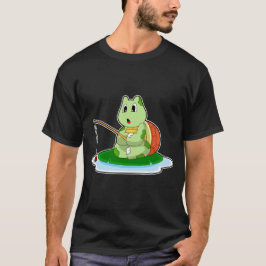 Fischfang mit Schildkröte T-Shirt