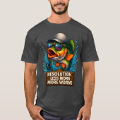 Fischfang mit Vater, der von Lachen angeregt wird T-Shirt (Vorderseite)