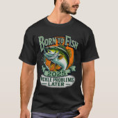 Fischfang mit Vater, der von Lachen angeregt wird T-Shirt (Vorderseite)