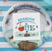 Fischfang O-Fisch-auf-1. Party Serviette