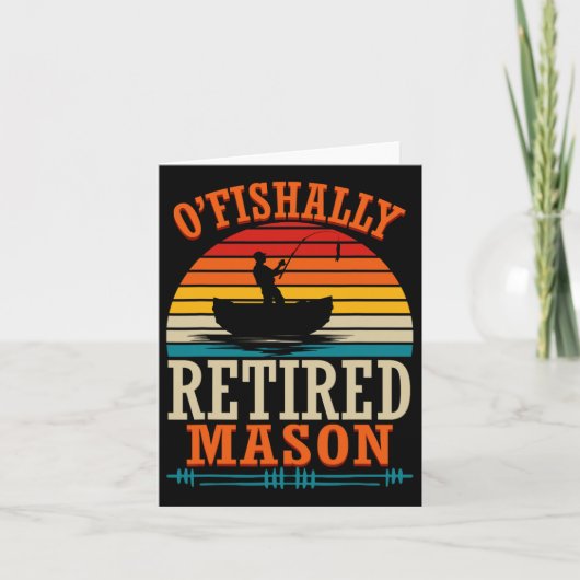 Fischfang O'fishalal Remüde Mason Karte (Vorderseite)