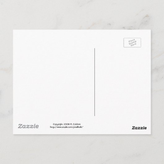 Fischfang Postkarte (Rückseite)