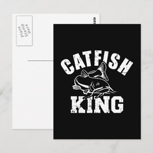 Fischfang Postkarte (Vorne/Hinten)