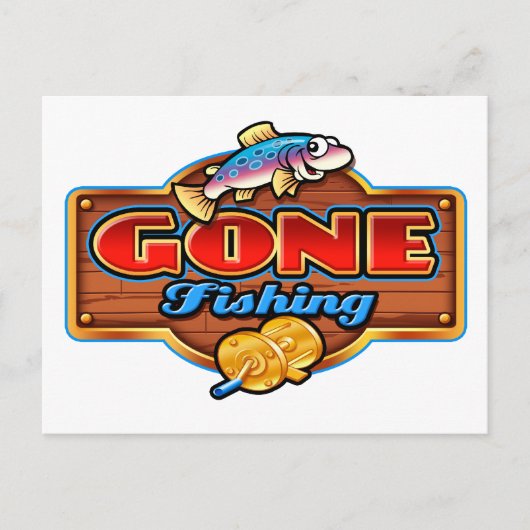 FISCHFANG POSTKARTE (Vorderseite)