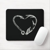 Fischfang & Schattenjäger Hirschjagd Mousepad (Mit Mouse)