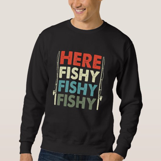 Fischfang Sweatshirt (Vorderseite)