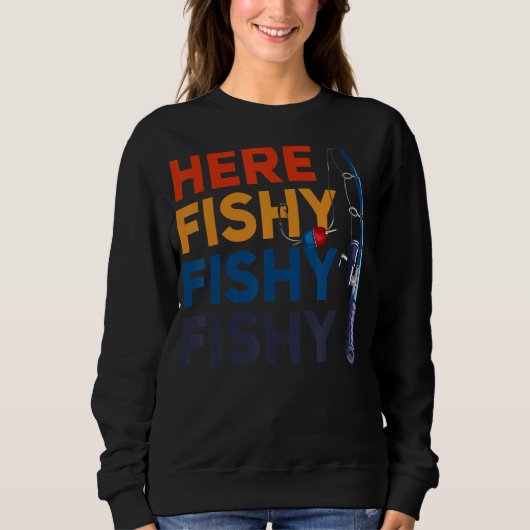 Fischfang Sweatshirt (Vorderseite)