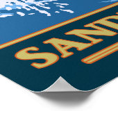 Fischfang Szene - Sandy River, Oregon Poster (Ecke)