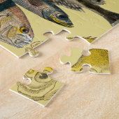 Fischfang Tiefseefischerei in exotischen tropische Puzzle (Seite)