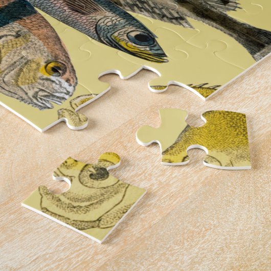 Fischfang Tiefseefischerei in exotischen tropische Puzzle (Seite)