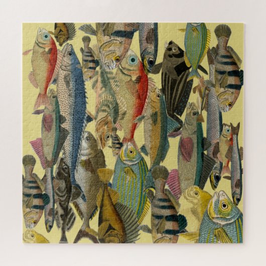 Fischfang Tiefseefischerei in exotischen tropische Puzzle (Horizontal)