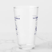 Fischfang Trinkbehälter Pint-Bier-Glas Glas (Links)