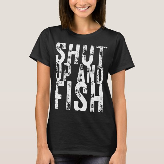 Fischfang und Fischfang T-Shirt (Vorderseite)