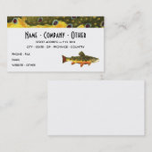 Fischfang Visitenkarte (Vorne/Hinten)