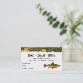 Fischfang Visitenkarte (Stehend Vorderseite)