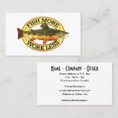 Fischfang Visitenkarte (Vorne/Hinten)