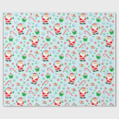 Fischfang Weihnachten Geschenkpapier (Flach)