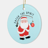 Fischfang Weihnachtskollektiv Keramik Ornament (Links)