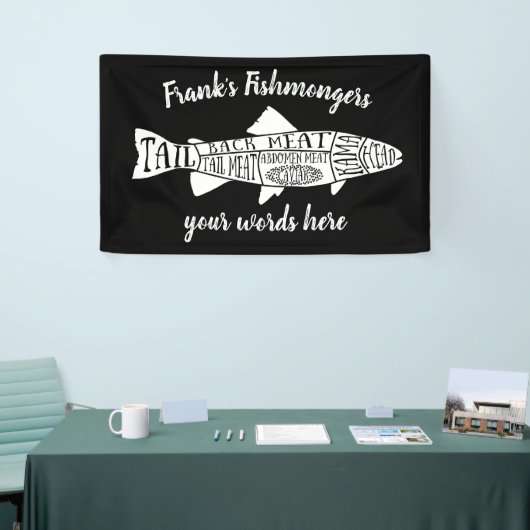 Fischfänger Fleisch von Kaviar Banner (Messeveranstaltung)