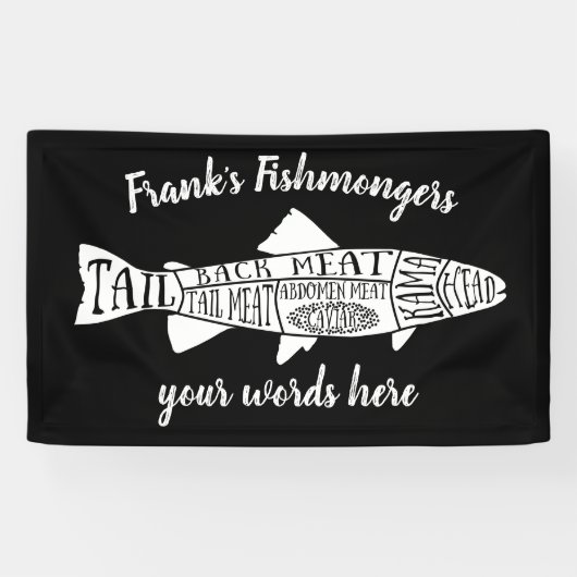 Fischfänger Fleisch von Kaviar Banner (Horizontal)