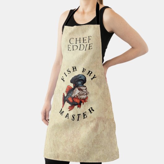 Fischfangmeister mit NAME Schürze (InSitu)