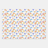 Fischfangmuster Geschenkpapier Set (Vorderseite 3)