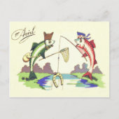 Fischfangnetz Postkarte (Vorderseite)