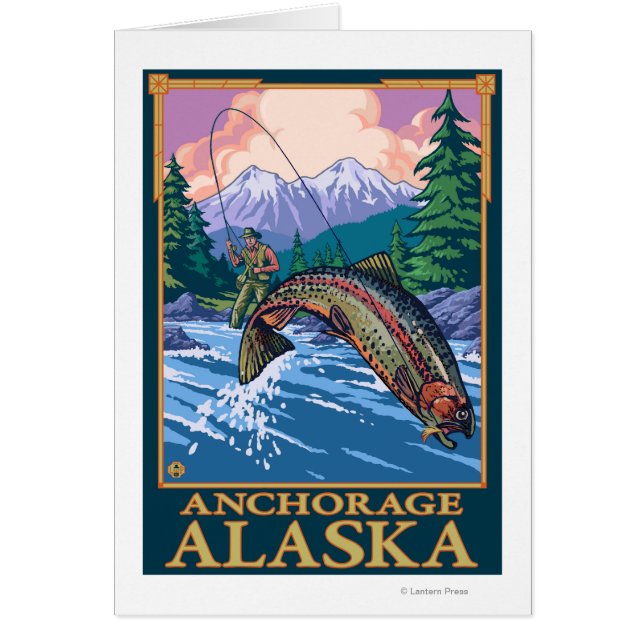 Fischfangszene - Anchorage, Alaska (Vorne)