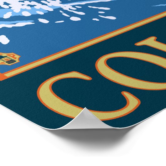 Fischfangszene Colorado Poster (Ecke)