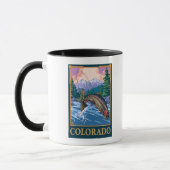 Fischfangszene Colorado Tasse (Links)
