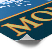 Fischfangszene - Montana Poster (Ecke)