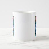 Fischfangszene - Mount Adams, Washington Jumbo-Tasse (Vorderseite)