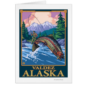Fischfangszene - Valdez, Alaska