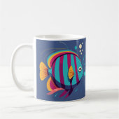 Fischfarbe Kaffeetasse (Links)