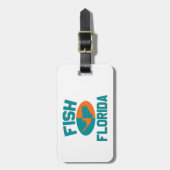 Fischfarben Floridas Gepäckanhänger (Vorderseite vertikal)