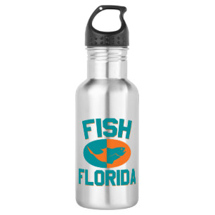 Fischfarben in Florida Edelstahlflasche