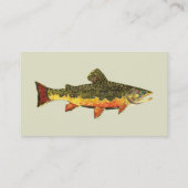 Fischfarn Visitenkarte (Rückseite)