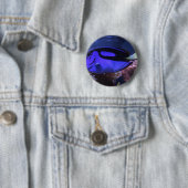 Fischfischen-Seegewohnheit personifizieren Button (Beispiel)