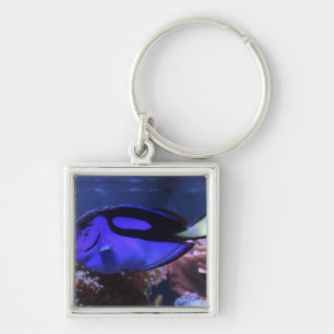 Fischfischen-Seegewohnheit personifizieren Schlüsselanhänger