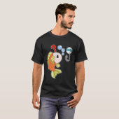 Fischfischer Angelhaken Angeln T-Shirt (Vorne ganz)