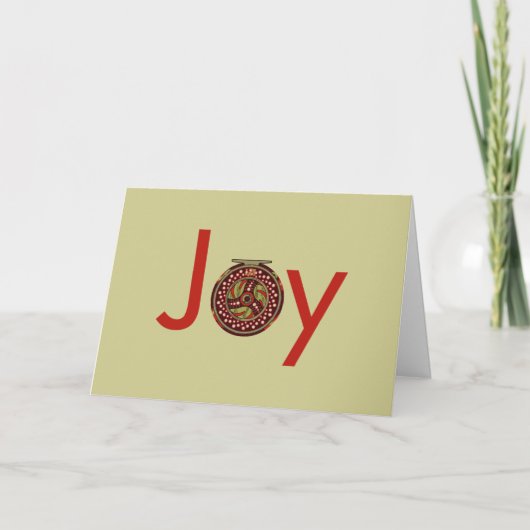 Fischfischer Feiertagskarte (Vorderseite)