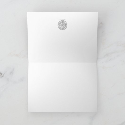 Fischfischer Feiertagskarte (Innenseite)