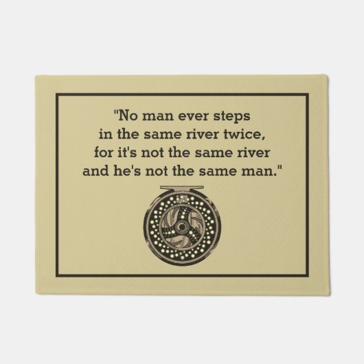 Fischfischerei Fußmatte (Vorderseite)