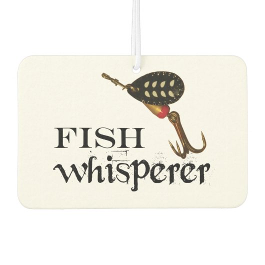 Fischflüster Autolufterfrischer (Vorderseite)