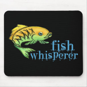 Fischflüster Mousepad