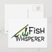 Fischflüster Postkarte (Vorne/Hinten)