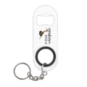 Fischflüster Schlüsselbund Flaschenöffner (Vorderseite)